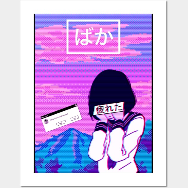 Aesthetic Japanese Girl 12 Wall Art by MisterNightmare